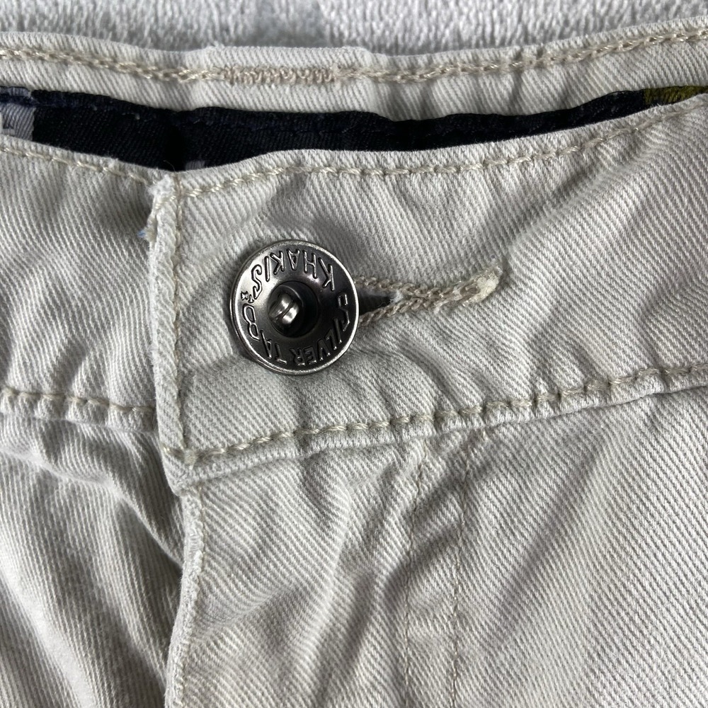Vintage Levi's Silvertab Cargo Shorts men's 32 Baggy Khakis 10" Inseam 90s Y2K - Picture 5 of 12